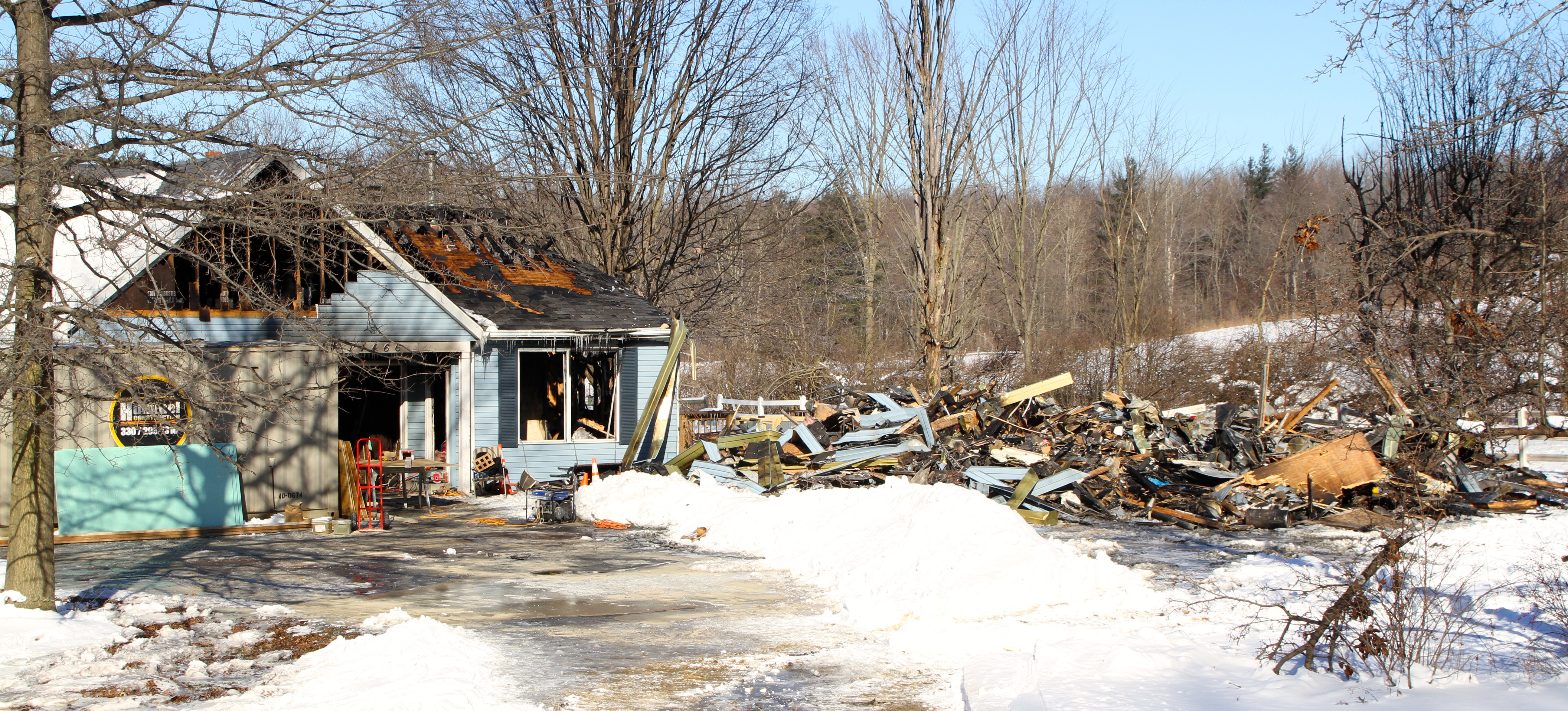 Fire Destroys Bell Street Home in Newbury | Geauga County Maple Leaf
