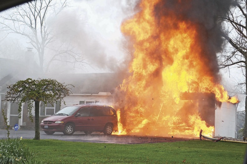 Newbury Fire Destroys Garage, Car | Geauga County Maple Leaf