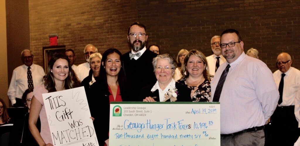 Leadership Geauga Presents Check to Hunger Task Force | Geauga County ...