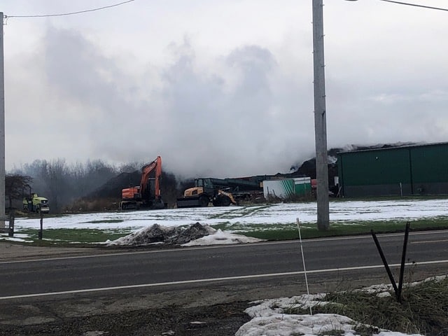 Mulch Fire Drops Major Stink-Bomb on Newbury | Geauga County Maple Leaf