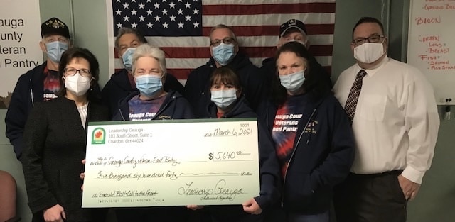 Leadership Geauga Donates to Veteran Food Pantry | Geauga County Maple Leaf