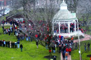 On March 1, 2012, CHS students walked to the city's square and back to their school building. Then-principal Andy Fetchik said students led the school in their response to the tragedy.
