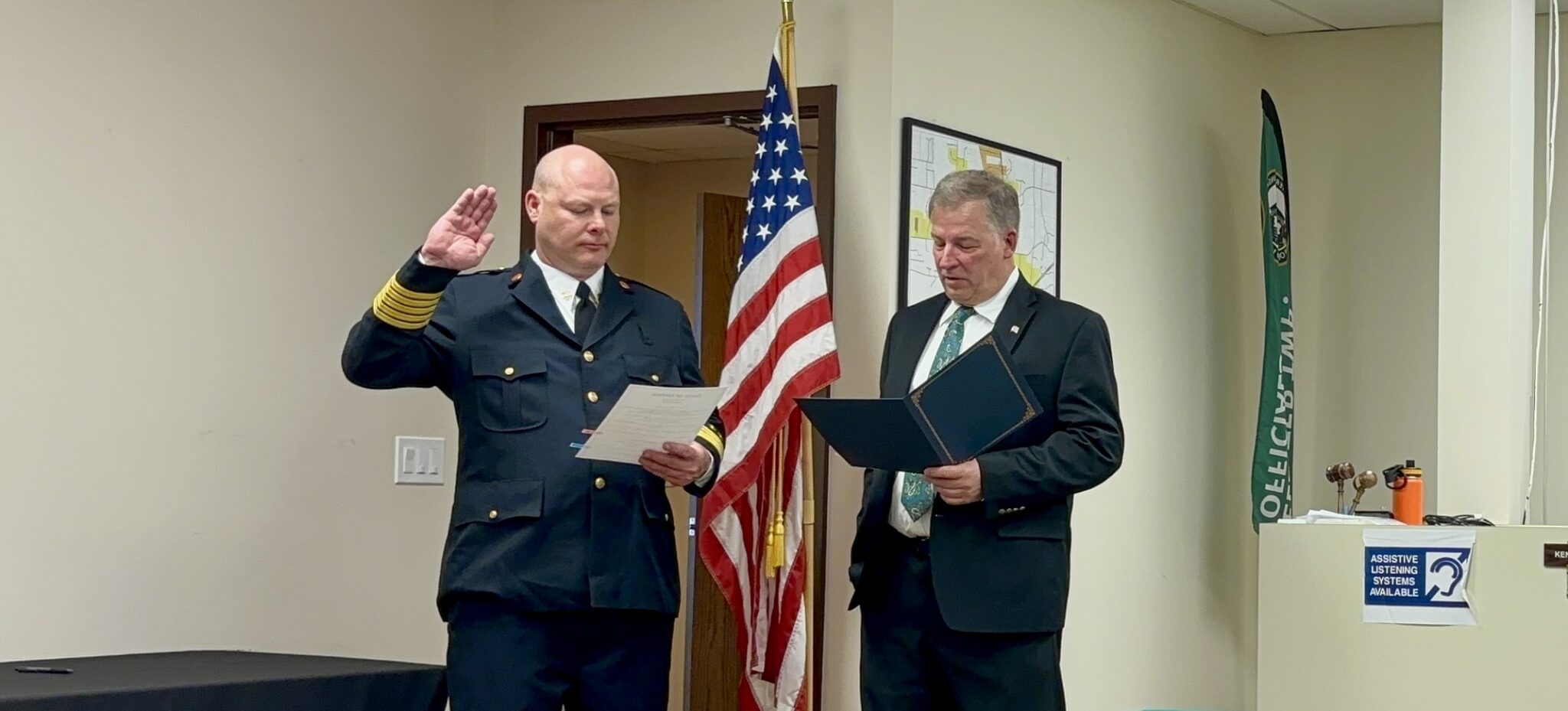 Nagy Sworn in As Chester Fire Chief | Geauga County Maple Leaf