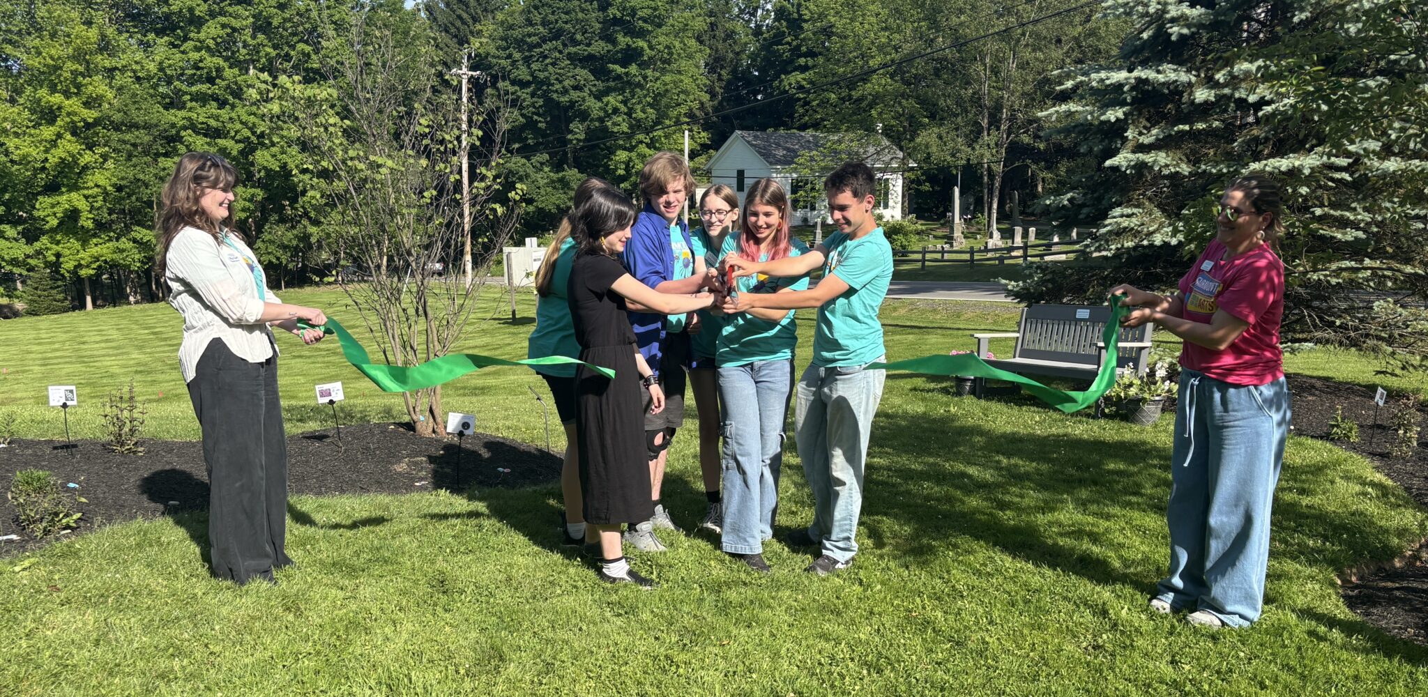 Fairmount Teen Arts Council Unveils New Pollinator Garden