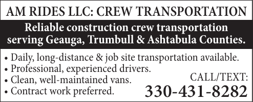 AM RIDES LLC: CREW TRANSPORTATION