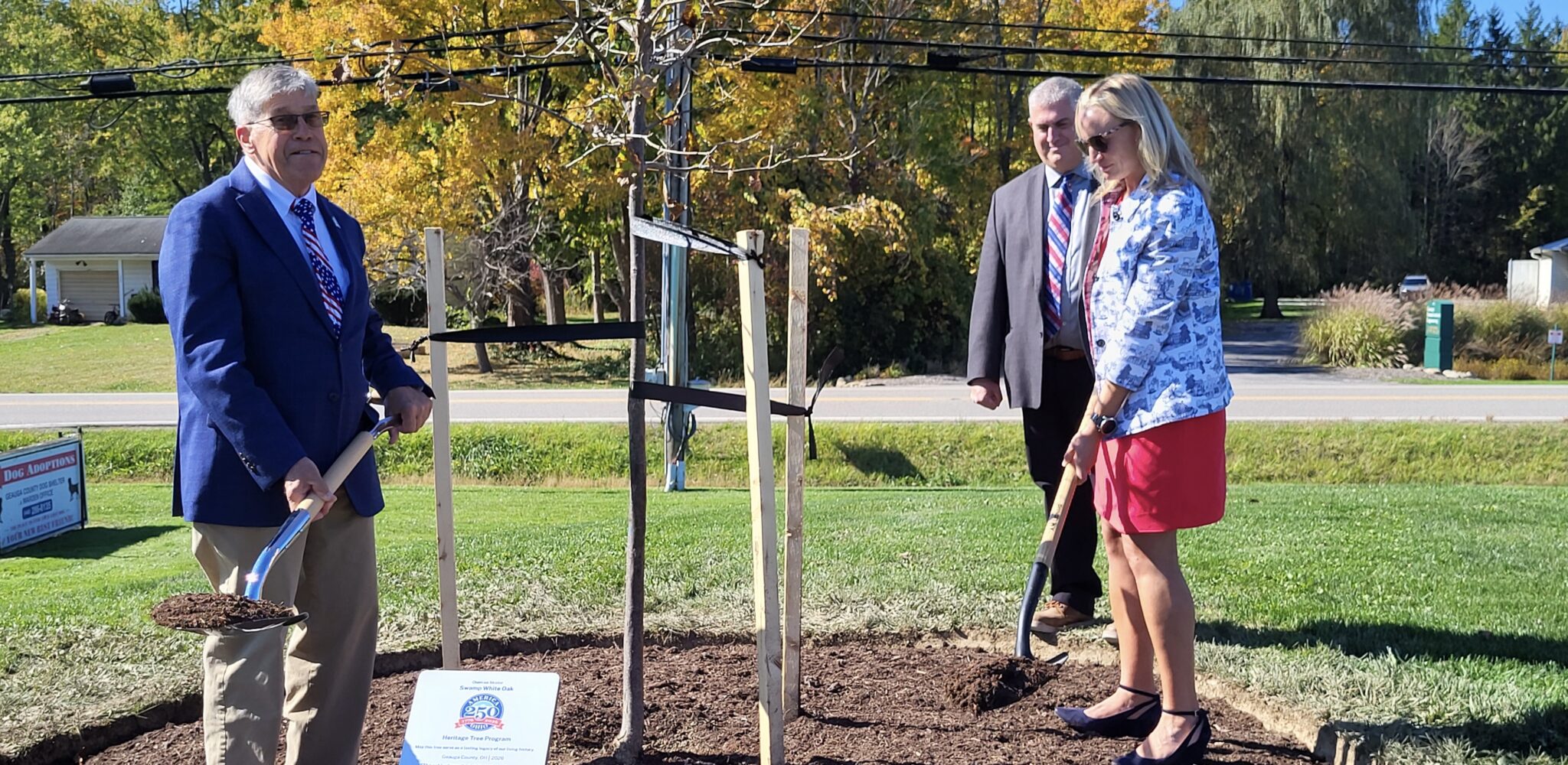 Heritage Oak Planting Marks Nation’s 250th Anniversary W/VIDEO