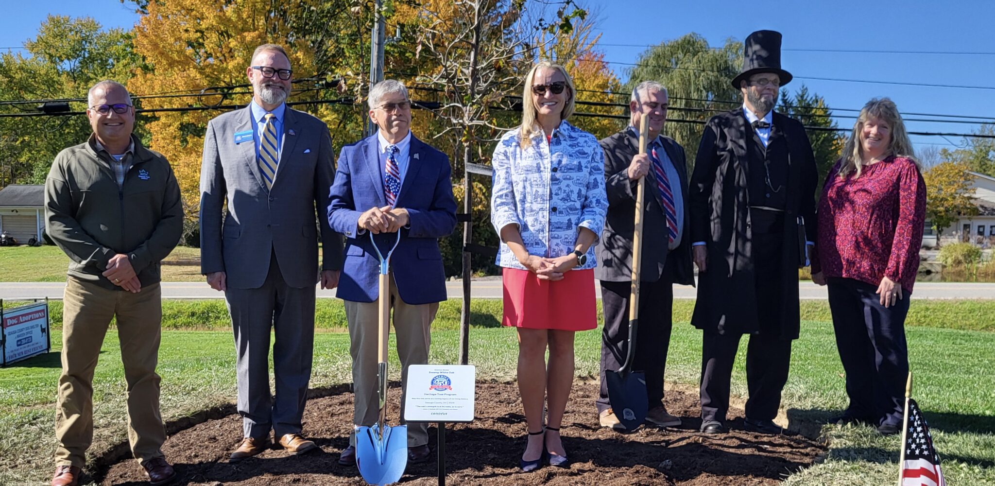 Heritage Oak Planting Marks Nation’s 250th Anniversary W/VIDEO