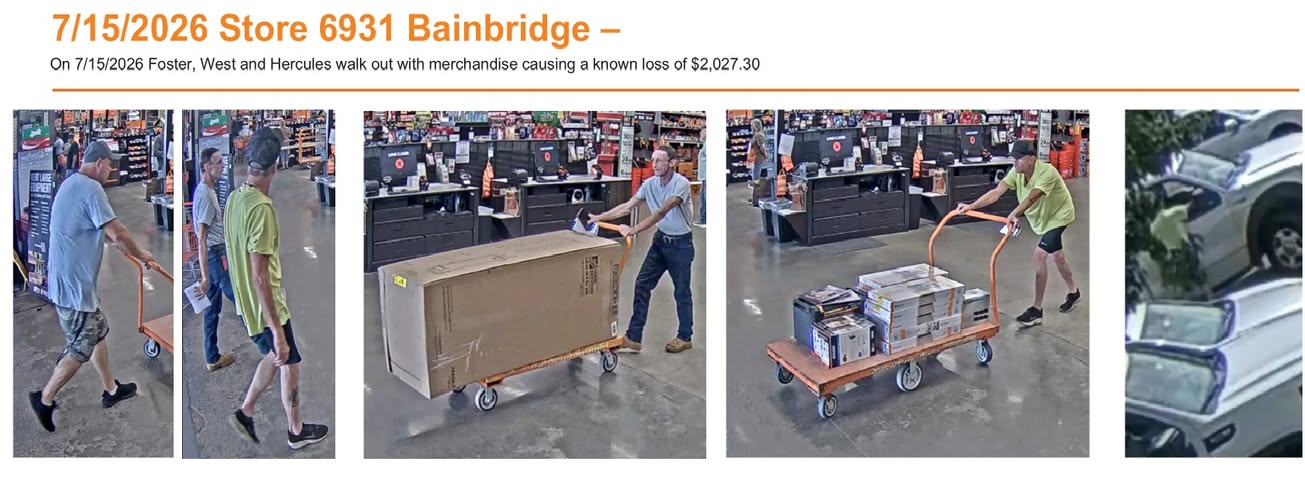 Three Men Indicted in Home Depot Thefts